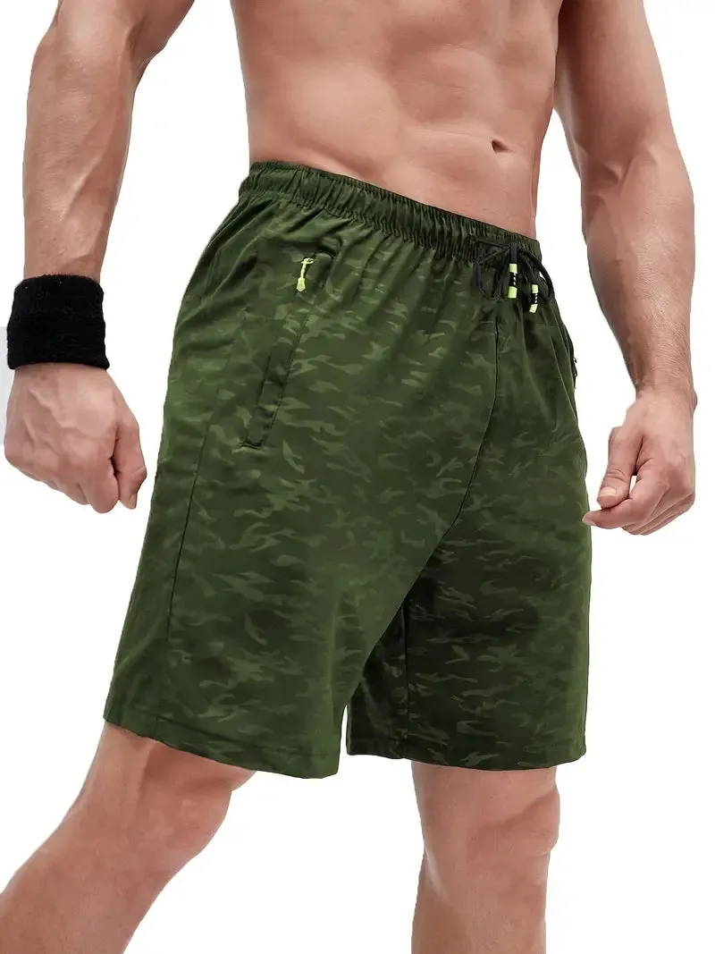 James Breathable Shorts with Zippered Pockets