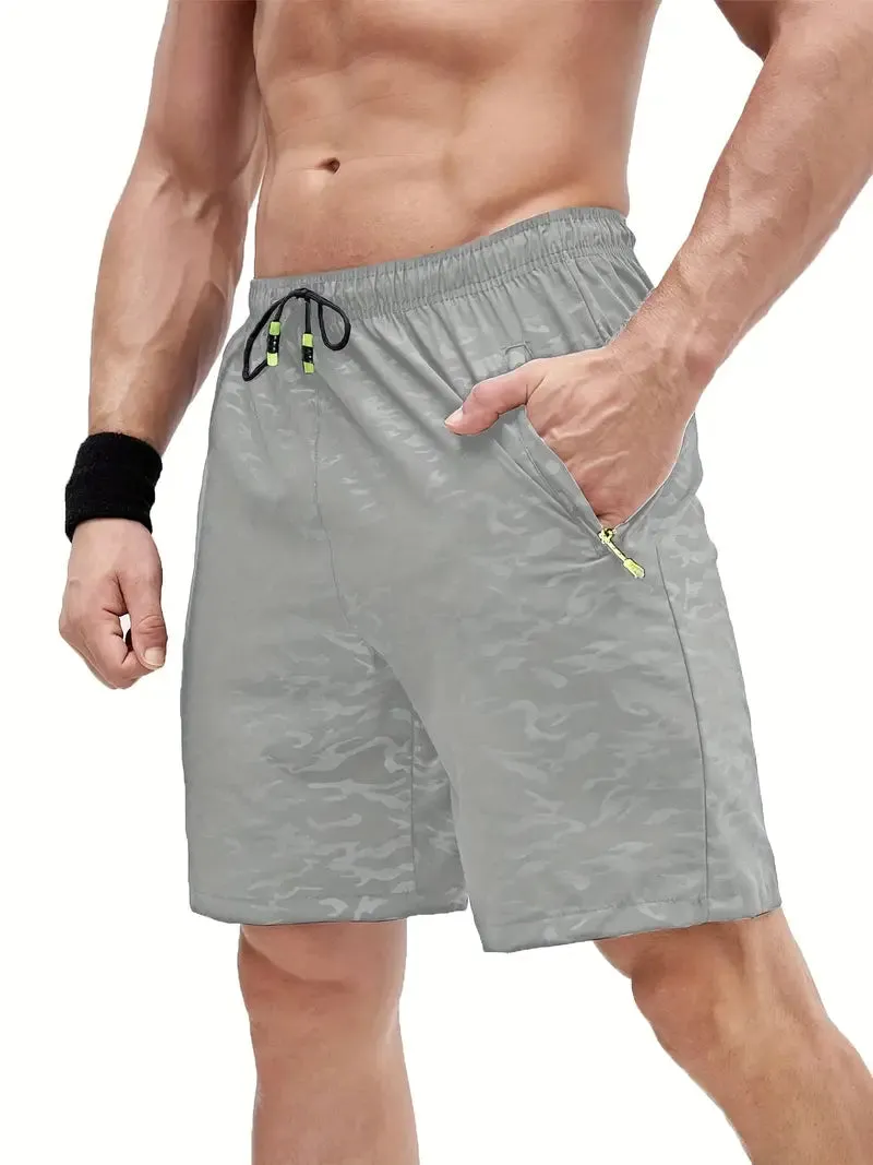 James Breathable Shorts with Zippered Pockets