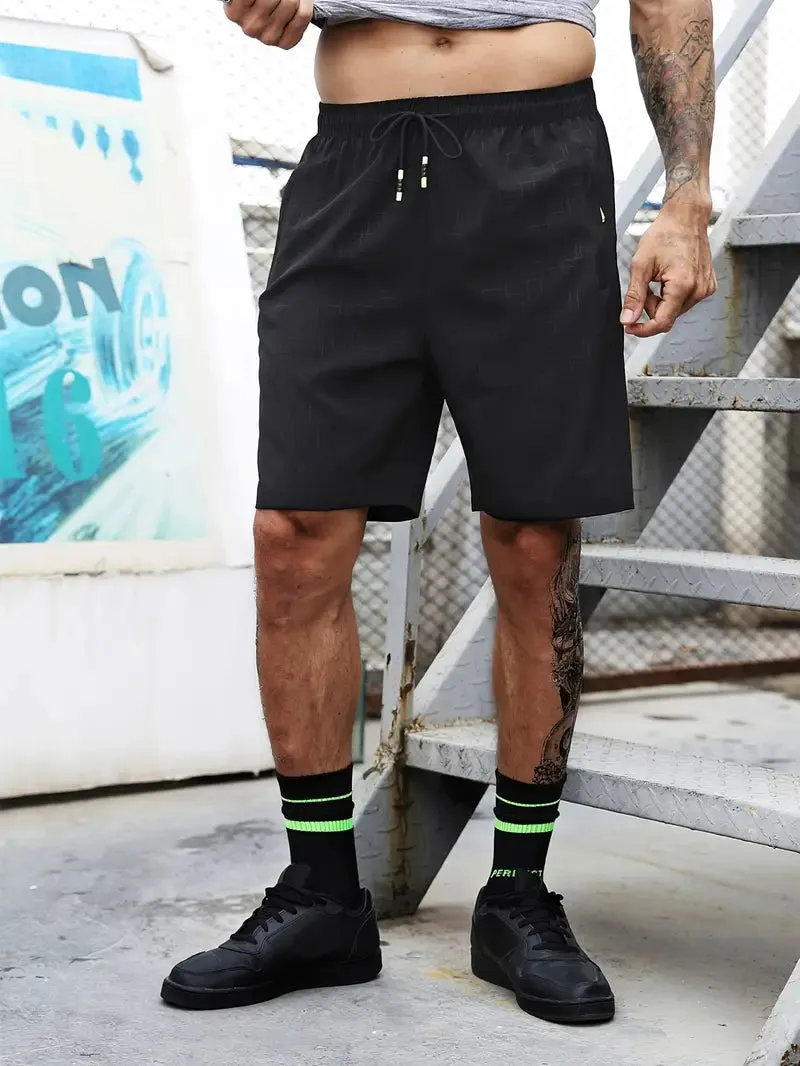James Breathable Shorts with Zippered Pockets