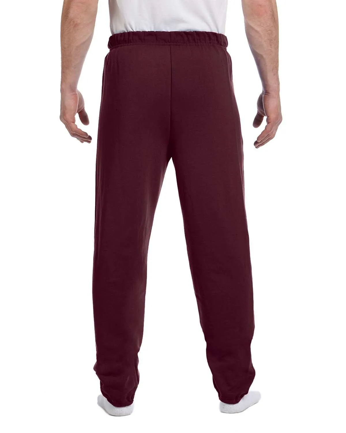 Jerzees 50/50 Fleece Sweatpants | Maroon