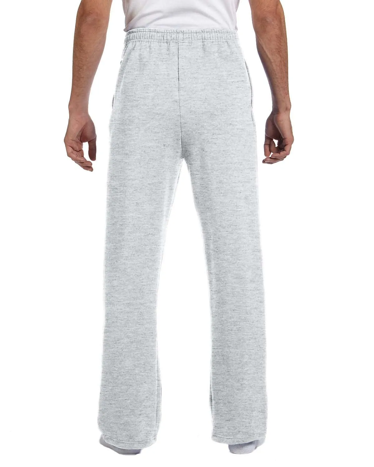 Jerzees Open Bottom Fleece Sweatpants | Ash