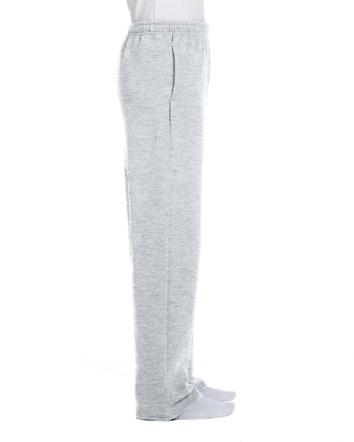 Jerzees Open Bottom Fleece Sweatpants | Ash
