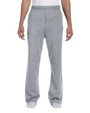 Jerzees Open Bottom Fleece Sweatpants | Athletic Heather