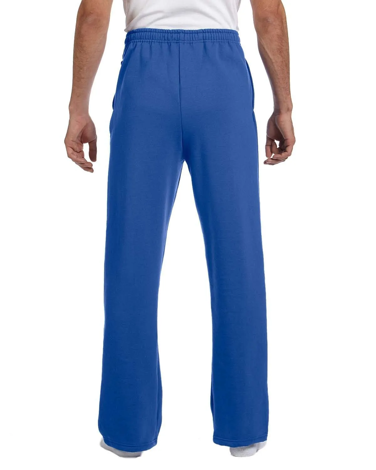 Jerzees Open Bottom Fleece Sweatpants | Royal