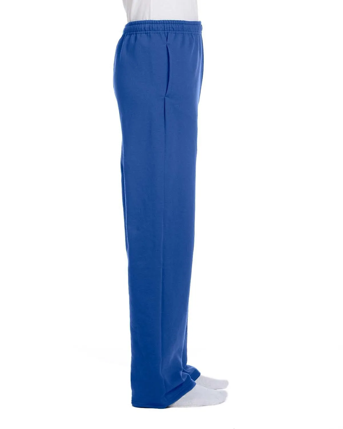 Jerzees Open Bottom Fleece Sweatpants | Royal