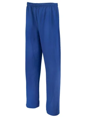 Jerzees Open Bottom Fleece Sweatpants | Royal