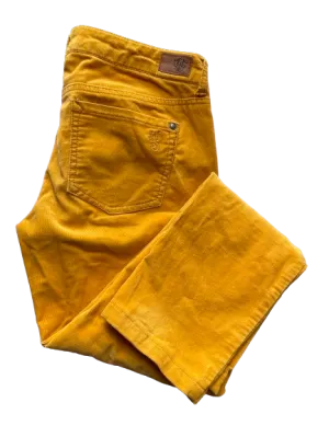 Jessica Simpson Forever Skinny Orange Corduroy Pants