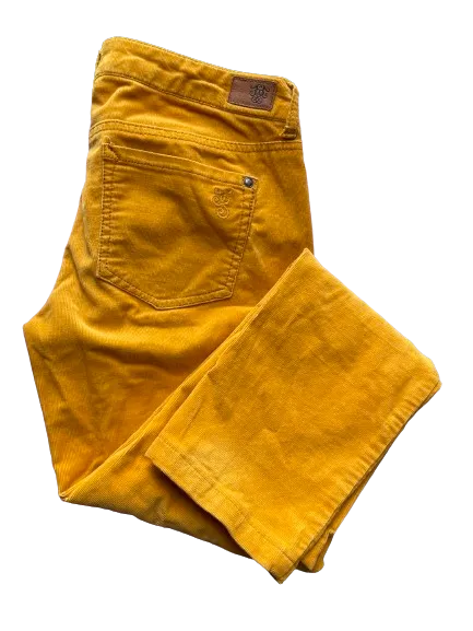 Jessica Simpson Forever Skinny Orange Corduroy Pants
