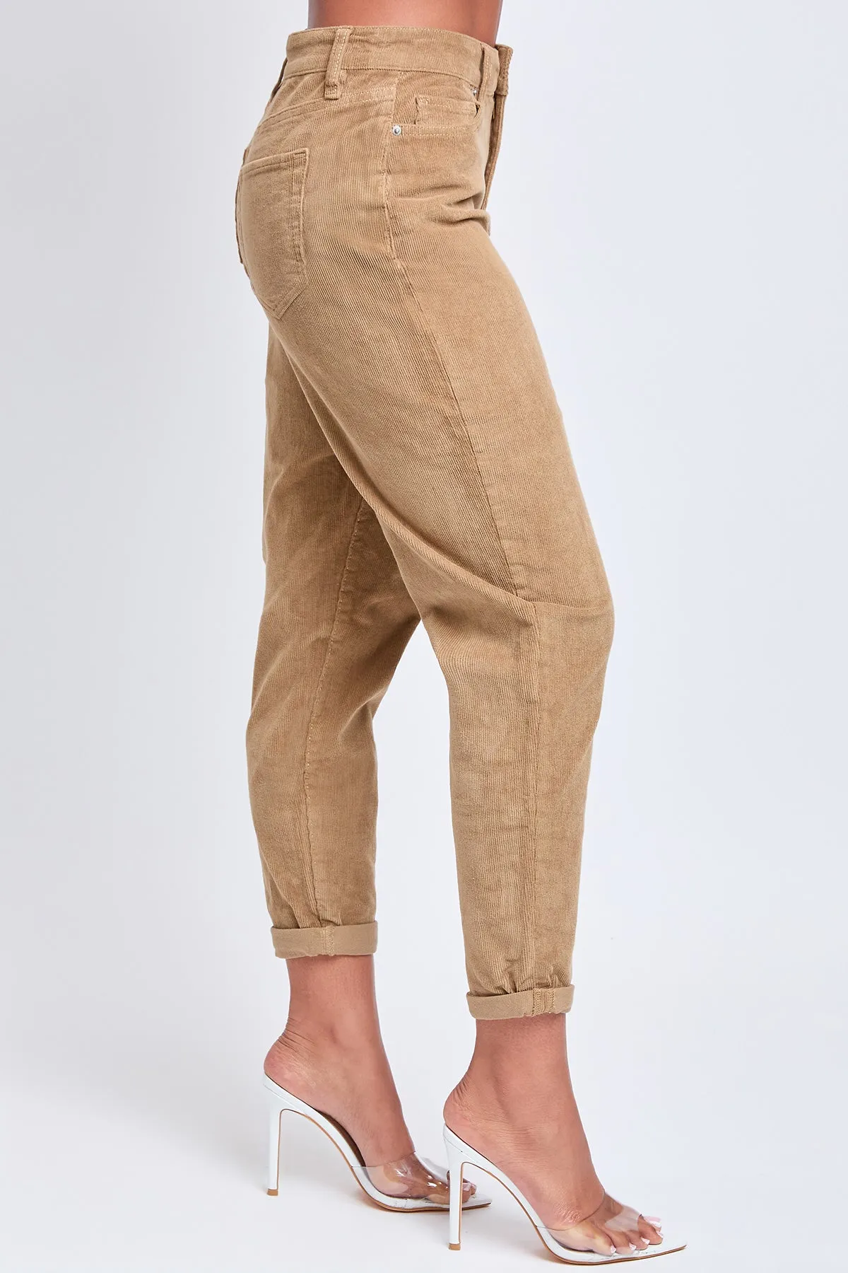 Junior Corduroy 1 Button High Rise Mom Fit Pant, Pack of 12