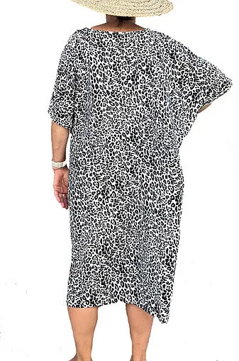Kaftan Animal Print Plus Size