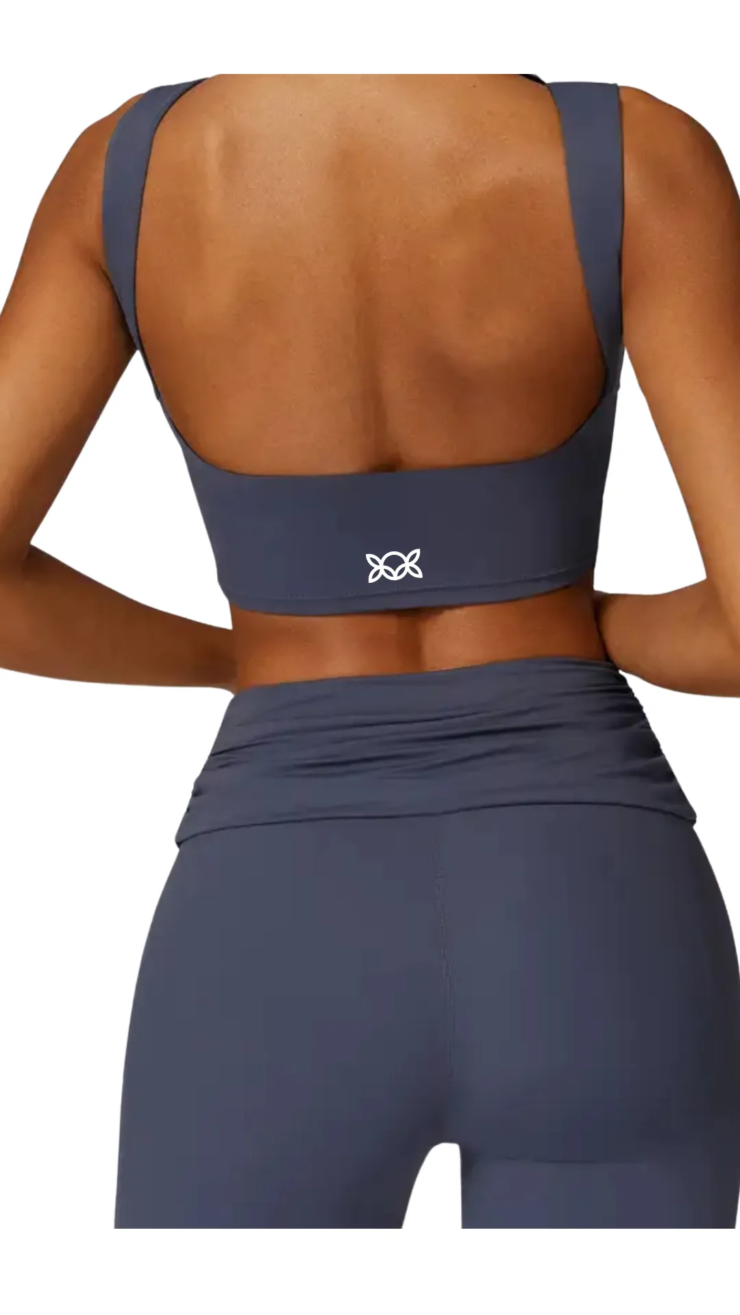 Kate Bow Crop and Bootcut Yoga Pants Set