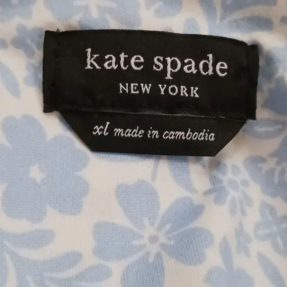 Kate Spade Blue Floral Pajama Set