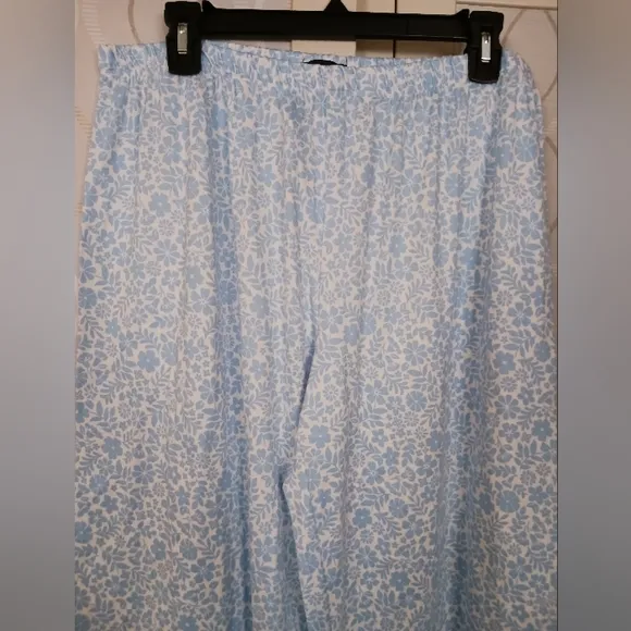 Kate Spade Blue Floral Pajama Set