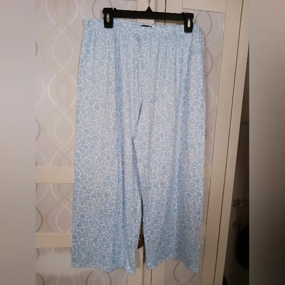 Kate Spade Blue Floral Pajama Set