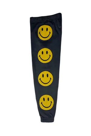 KID'S SMILEY 2 SWEATPANTS - CHARCOAL