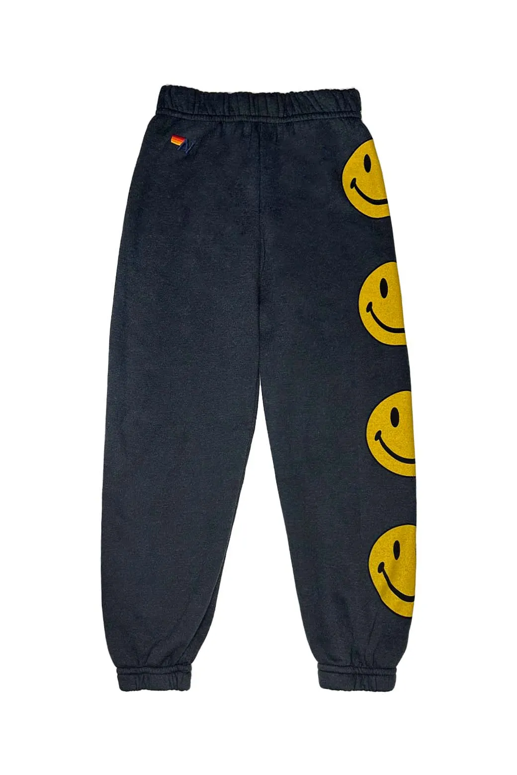 KID'S SMILEY 2 SWEATPANTS - CHARCOAL