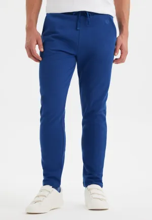 Koyu Mavi Basic Pamuklu Regular Fit Düz Paça Erkek Eşofman Altı CORE SWEATPANTS
