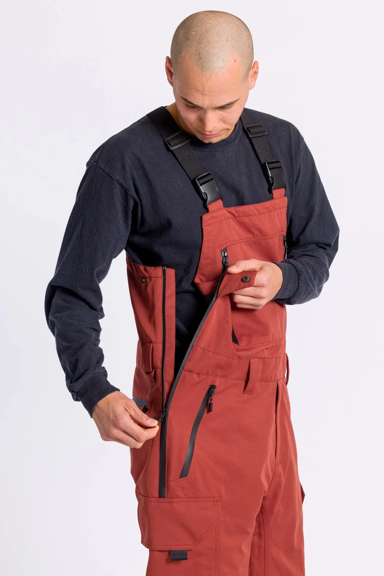 L1 Sentinal Mens Bib Pants Rust