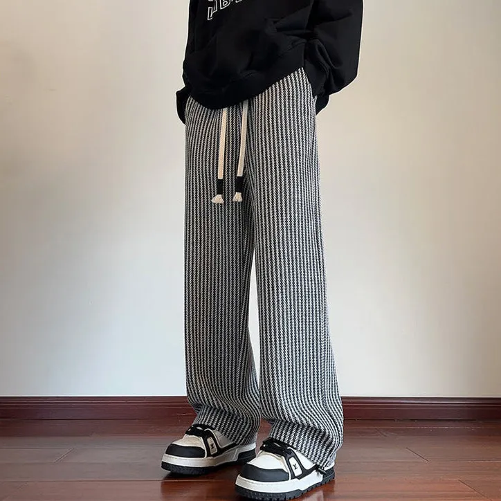 Lamine | Men’s Herringbone Relaxed Sweatpants