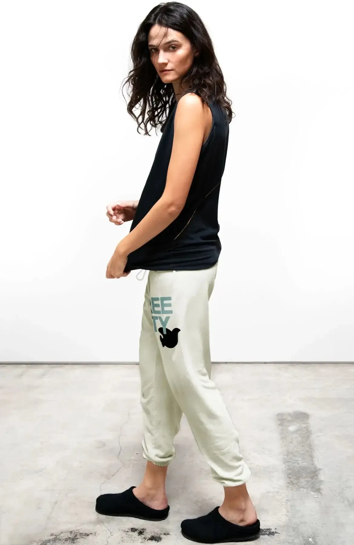 Large Sweatpants in Bones