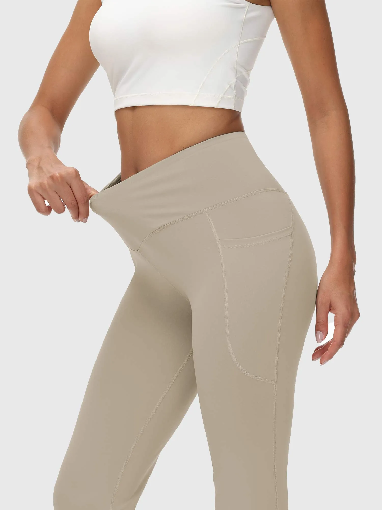 Laureate 34" Crossover High Rise Flared Pants