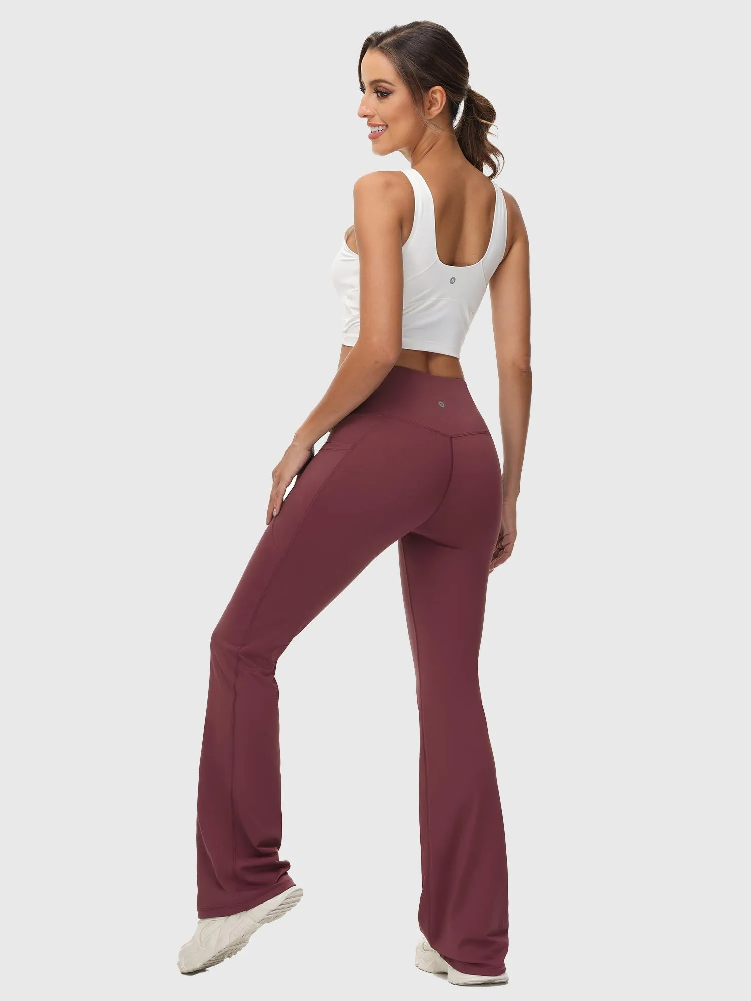 Laureate 34" Crossover High Rise Flared Pants