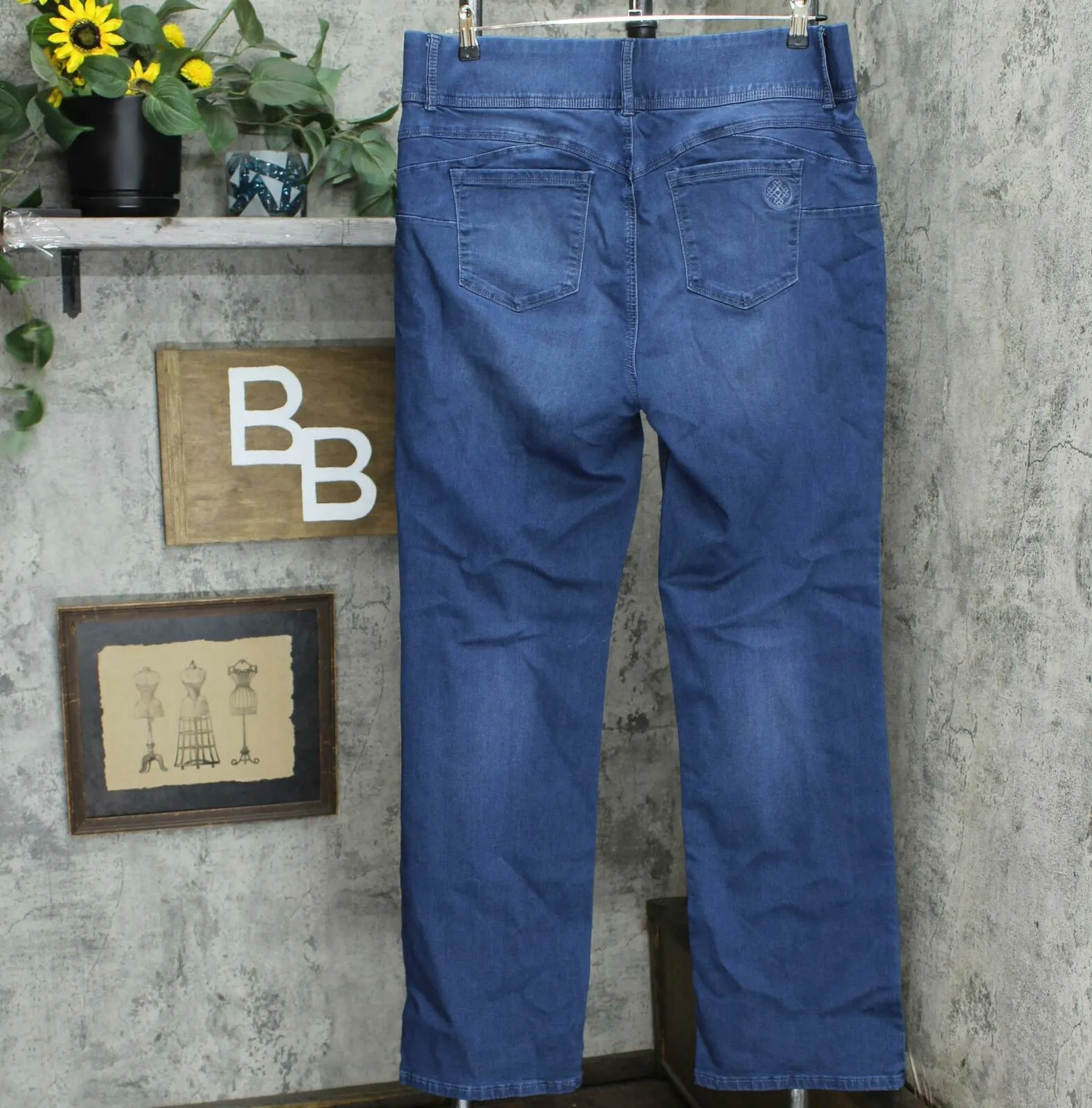 Laurie Felt Plus Tall Curve Silky Denim Boot Cut Jeans