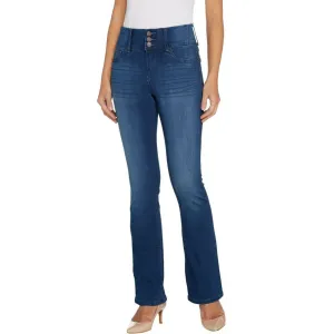 Laurie Felt Plus Tall Curve Silky Denim Boot Cut Jeans