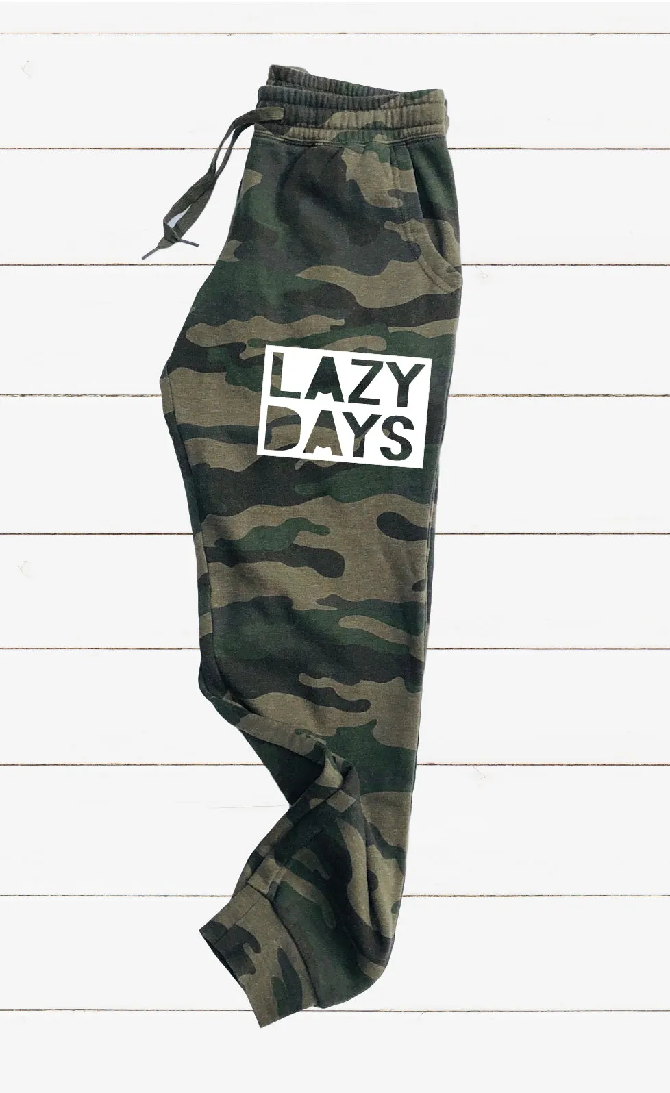 Lazy Days Graphic Women's Soft Washed Sweatpants