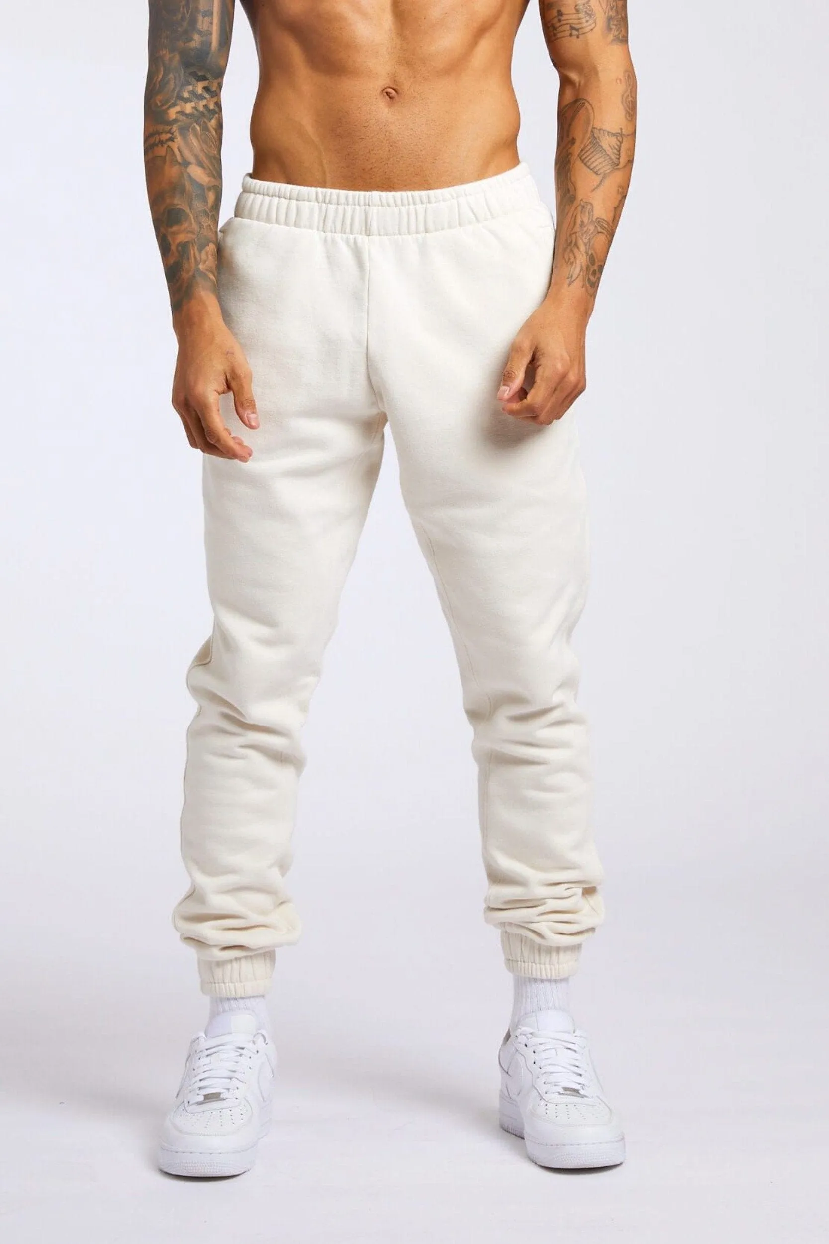 LEGEND* BASICS SWEATPANTS - CREAM