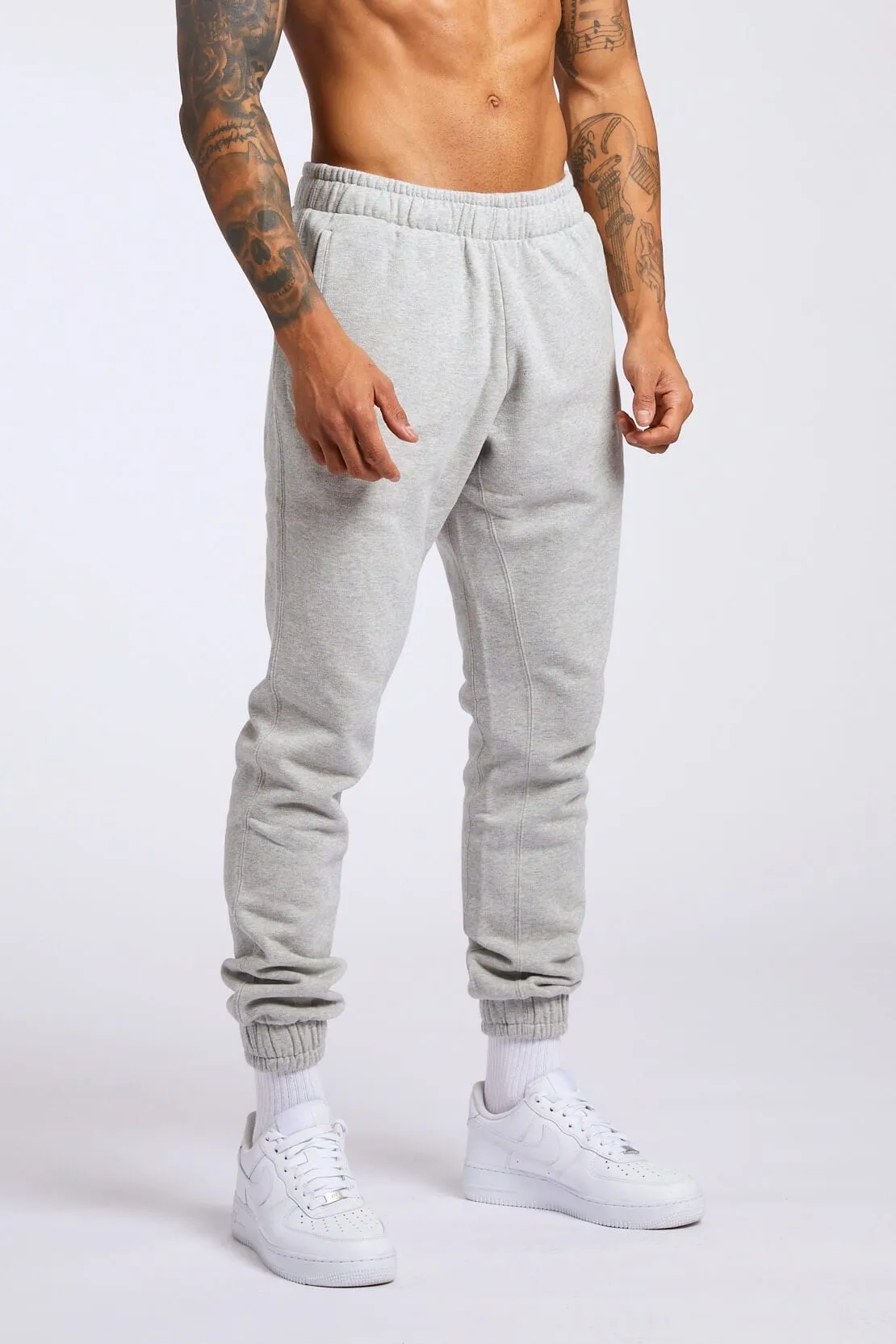 LEGEND* BASICS SWEATPANTS - GREY MARL