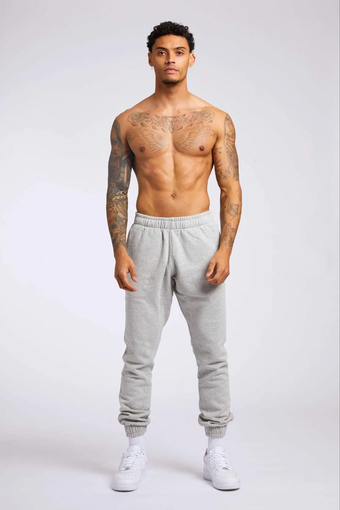 LEGEND* BASICS SWEATPANTS - GREY MARL