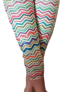 Leggings Capri Vintage Chevron