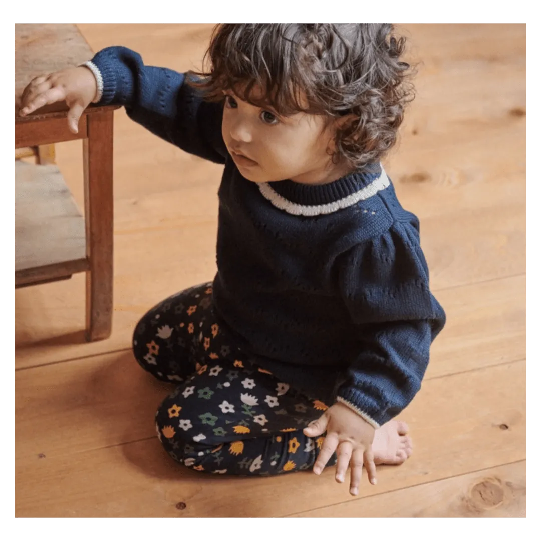 Leggings - Navy Pollyanna