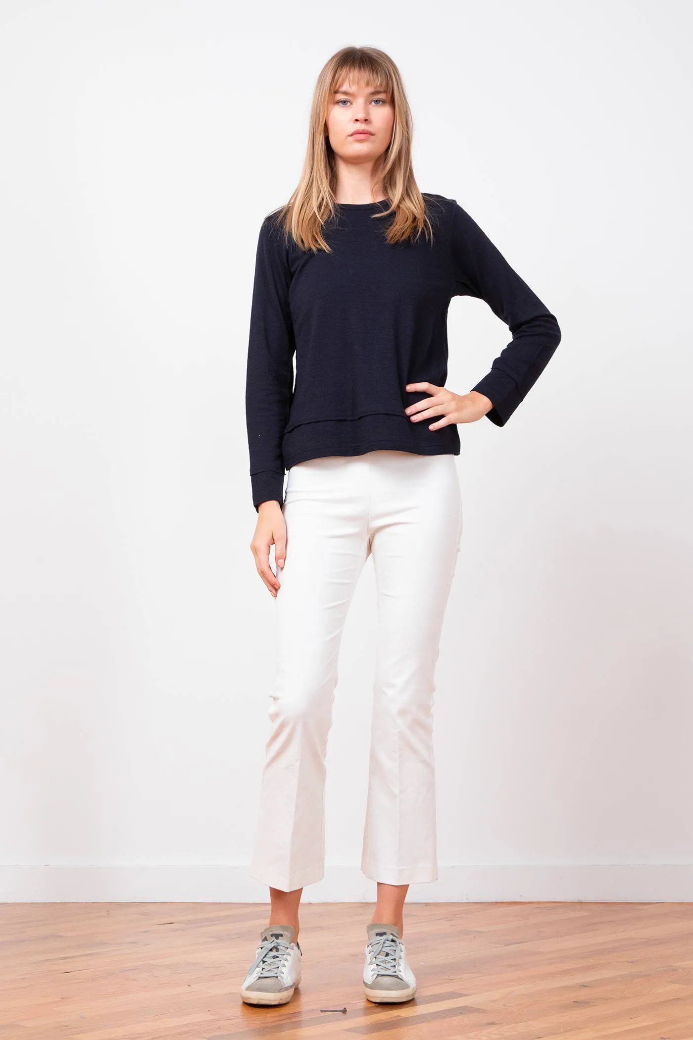 LEO Fine Corduroy Winter White
