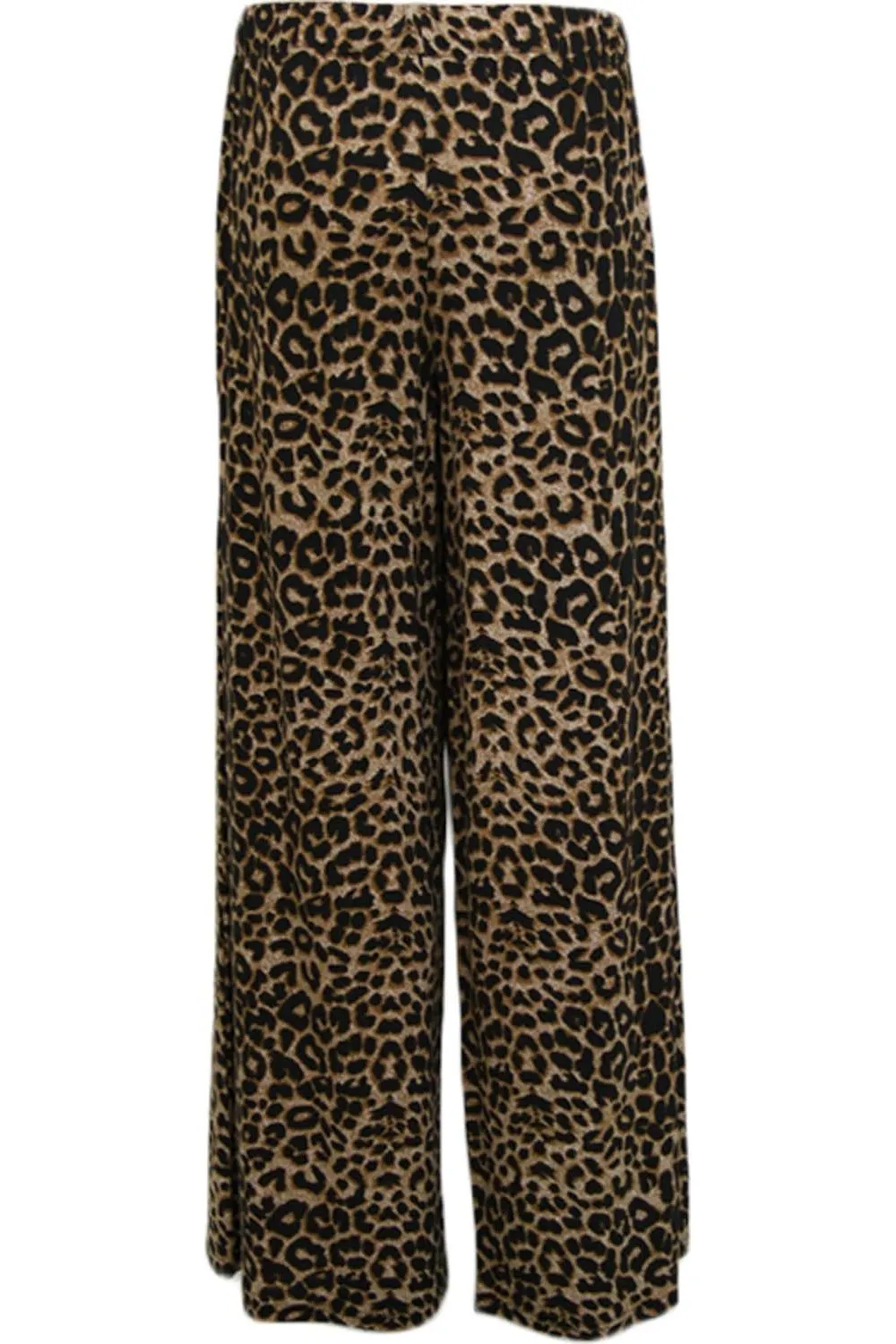 Leopard Print Palazzo Trouser