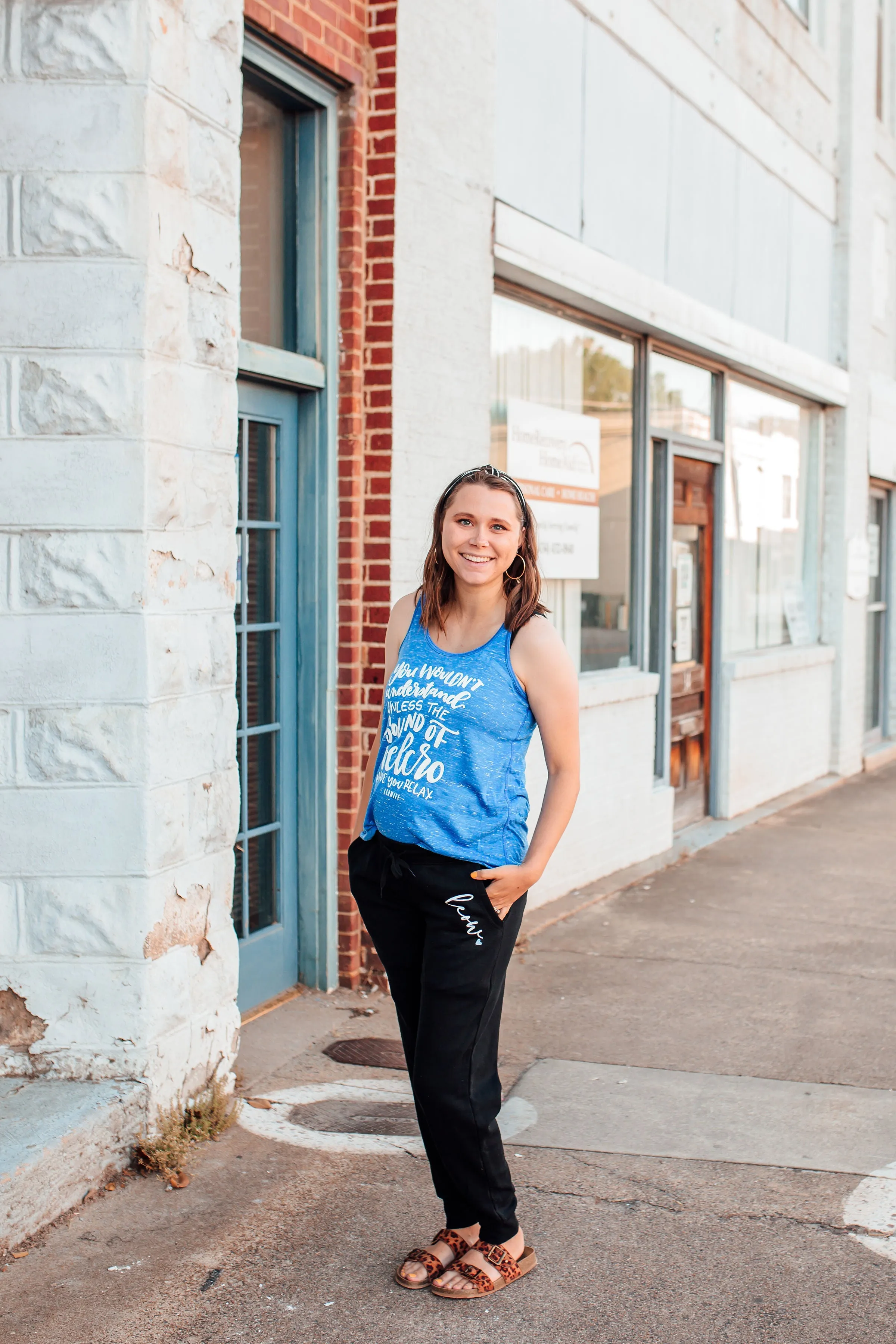 LEOW Script © Women's Wave Sweatpants (Black) // Final Sale
