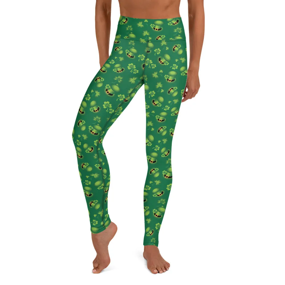 Leprechaun Hats High-waist Yoga Leggings