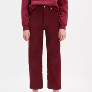 LEVI’S PREMIUM RIBCAGE STRAIGHT ANKLE CORDUROY PANTS
