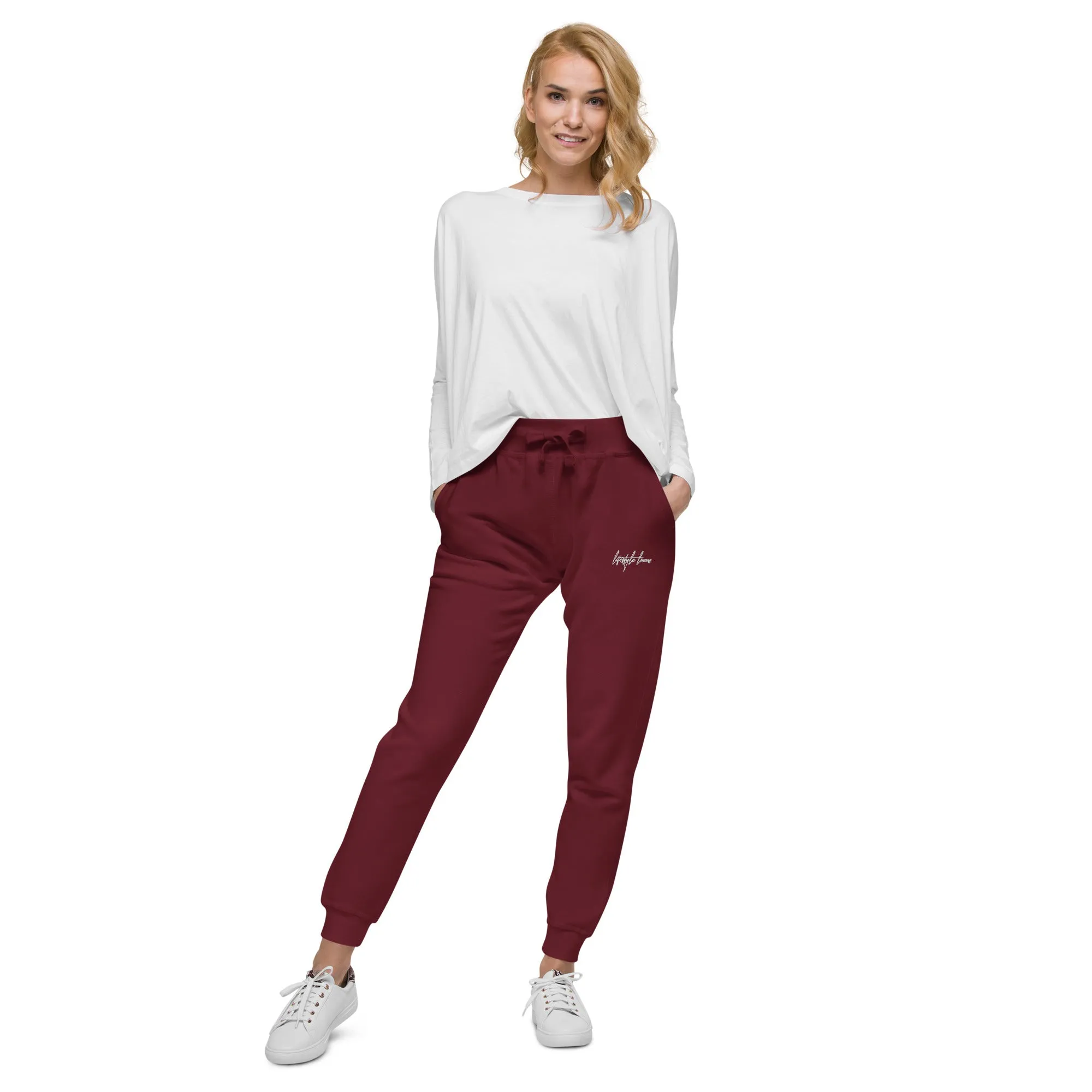 Lifestyle Looms Embroidered Unisex fleece sweatpants
