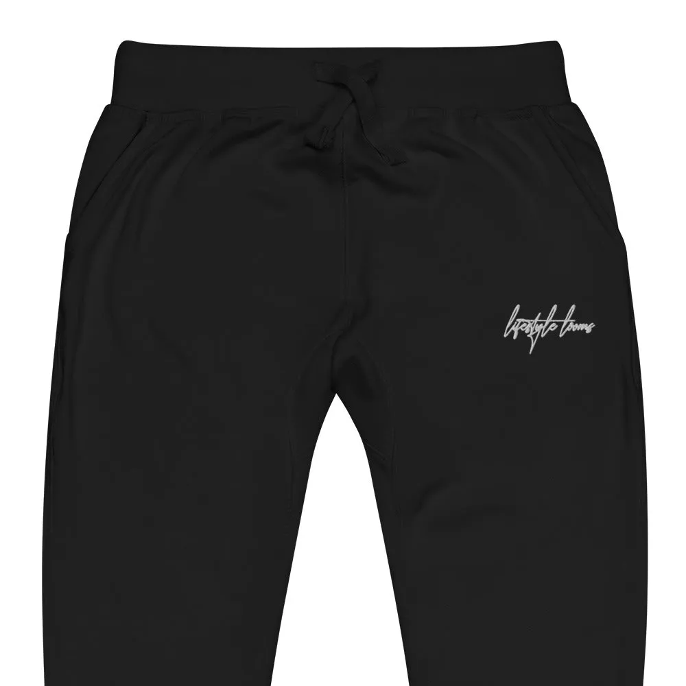 Lifestyle Looms Embroidered Unisex fleece sweatpants