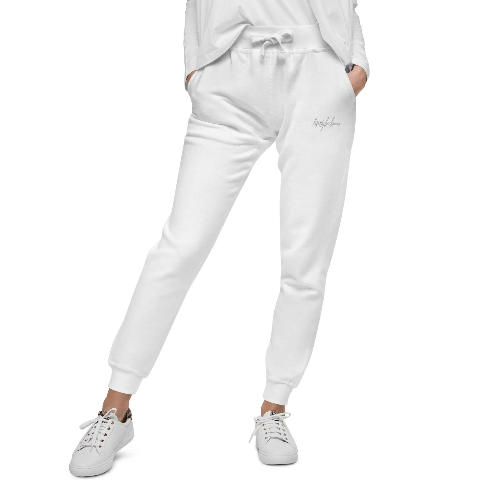 Lifestyle Looms Embroidered Unisex fleece sweatpants