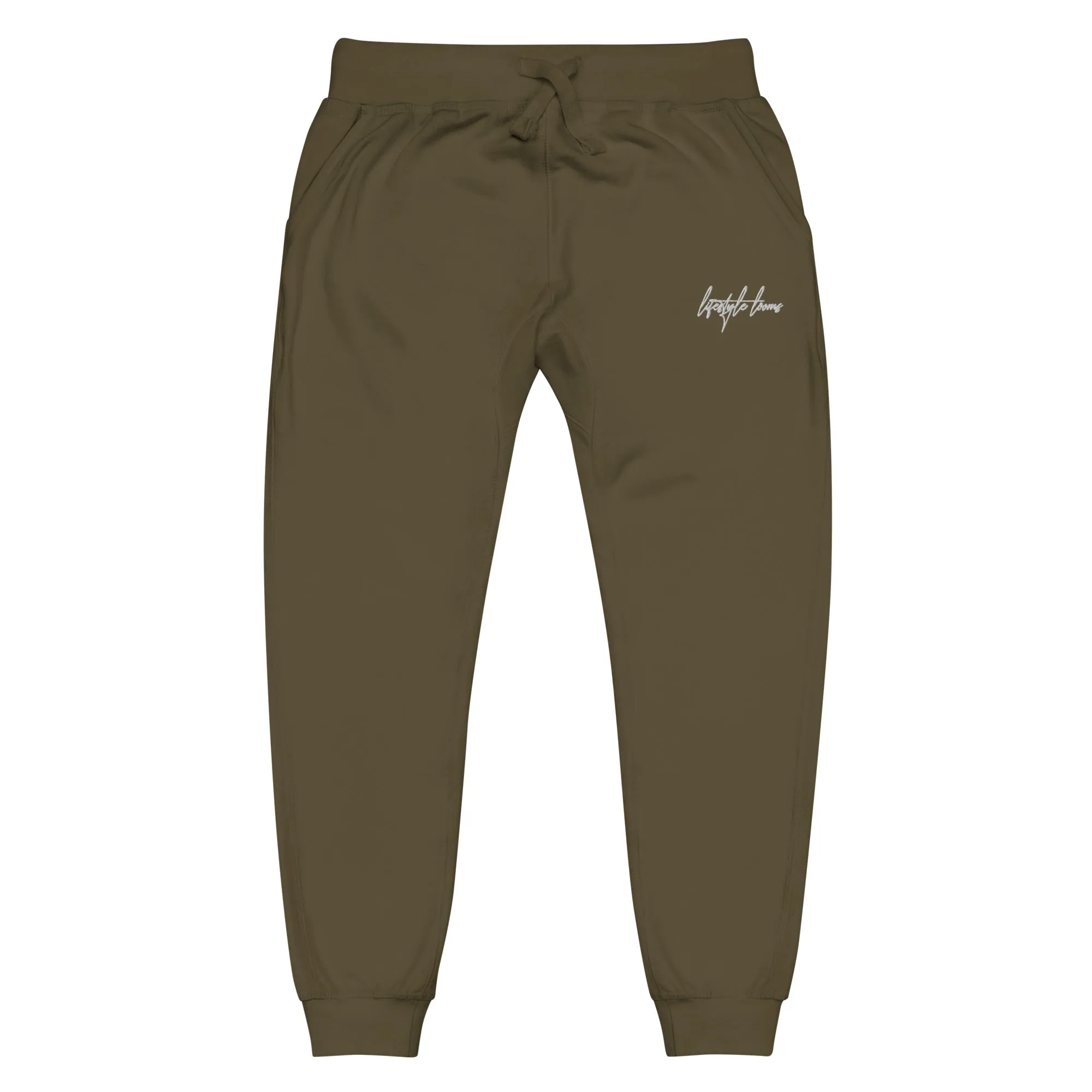 Lifestyle Looms Embroidered Unisex fleece sweatpants