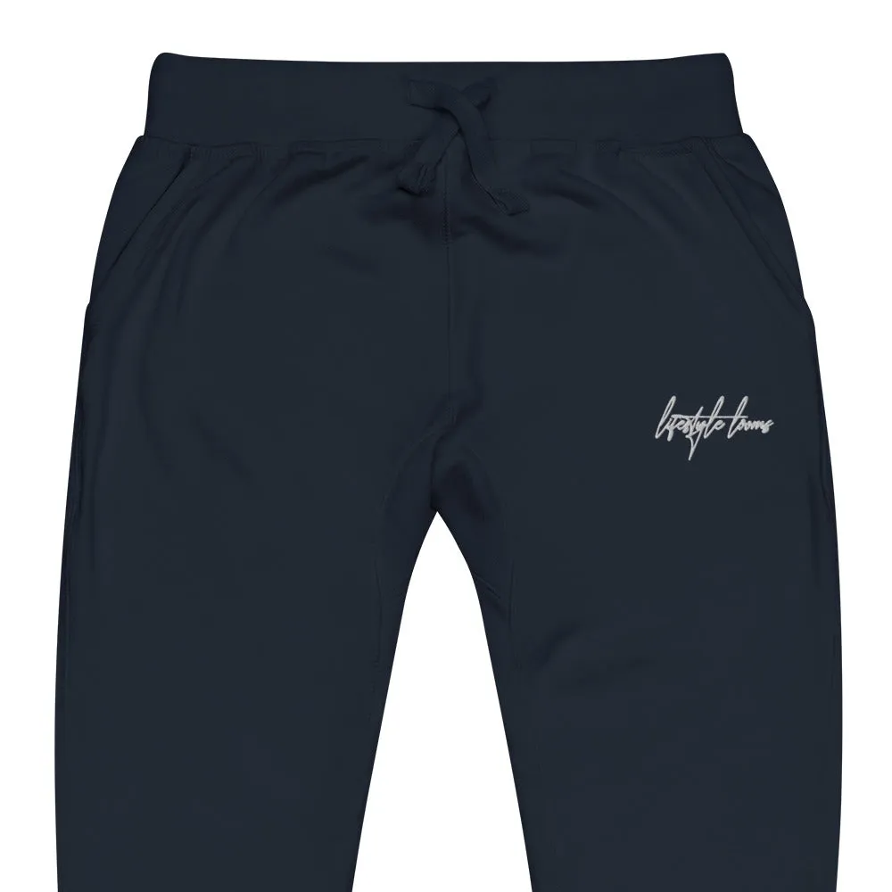 Lifestyle Looms Embroidered Unisex fleece sweatpants