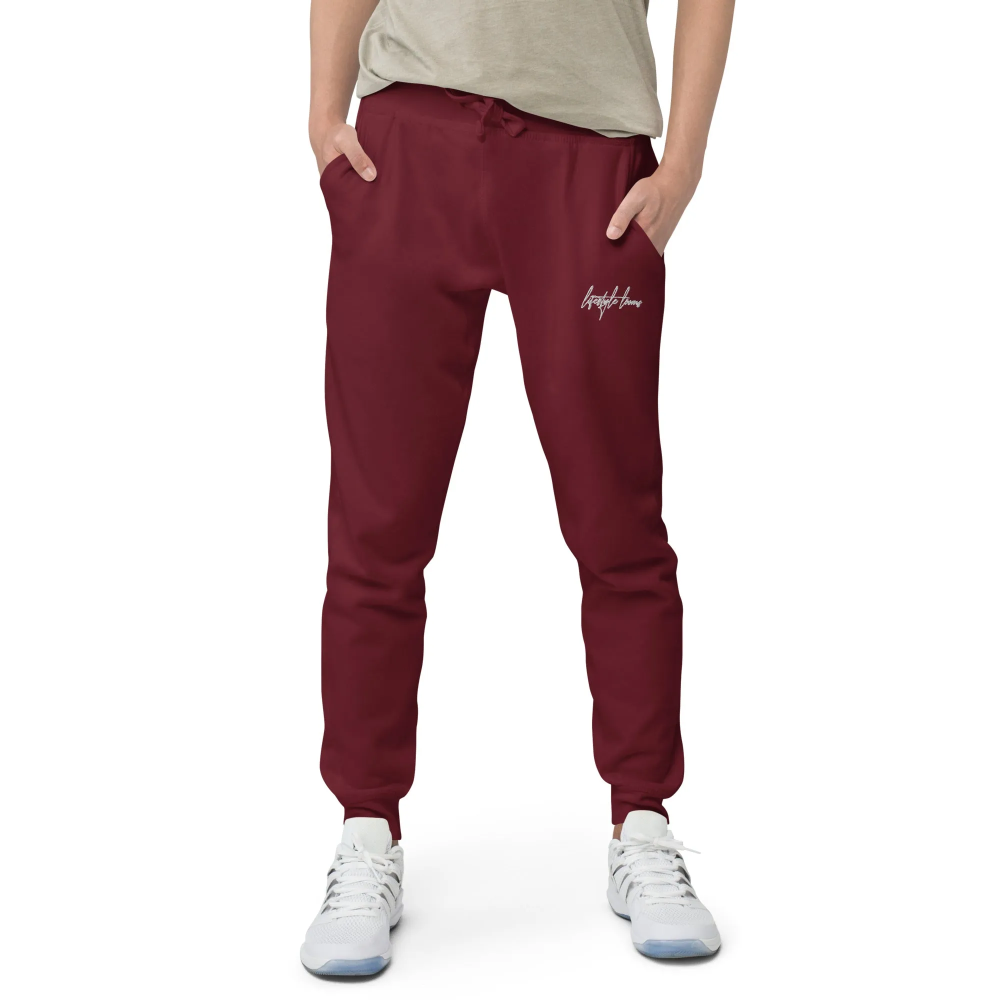 Lifestyle Looms Embroidered Unisex fleece sweatpants