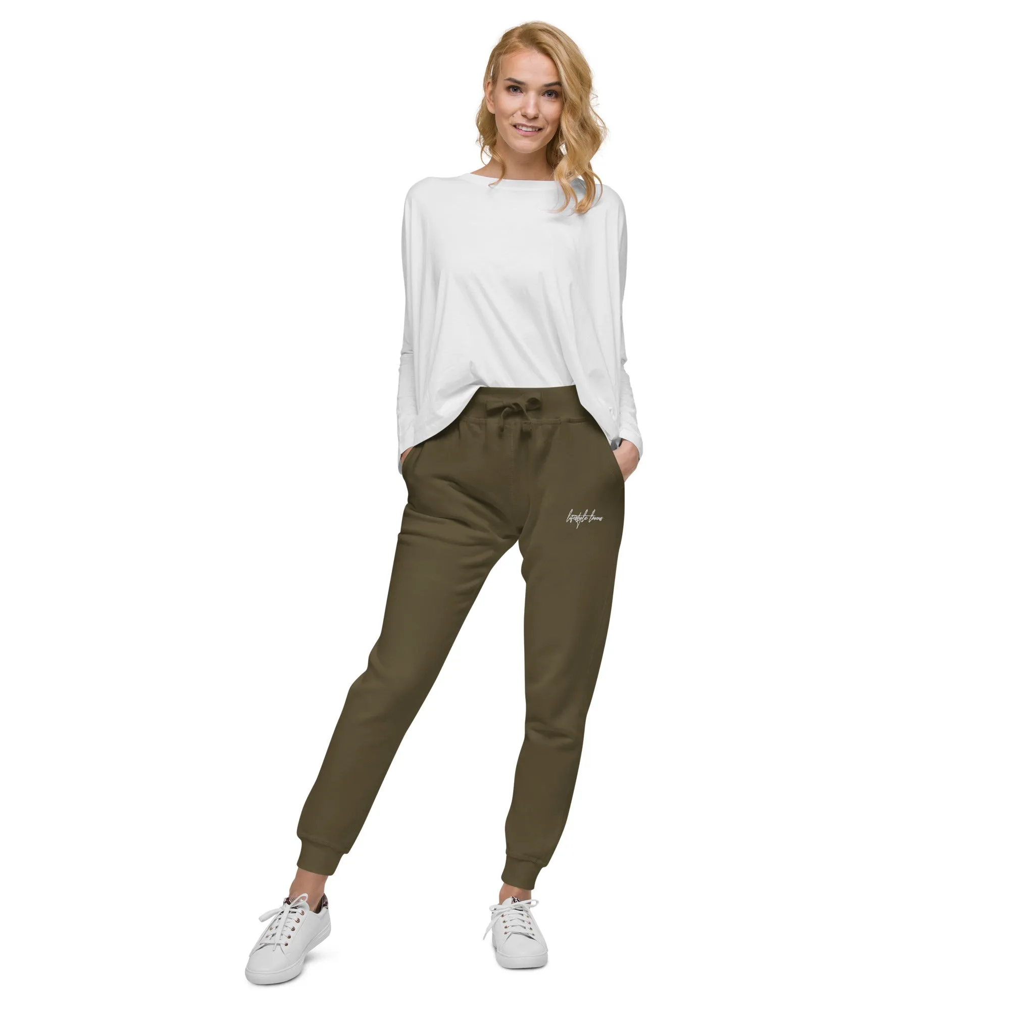 Lifestyle Looms Embroidered Unisex fleece sweatpants