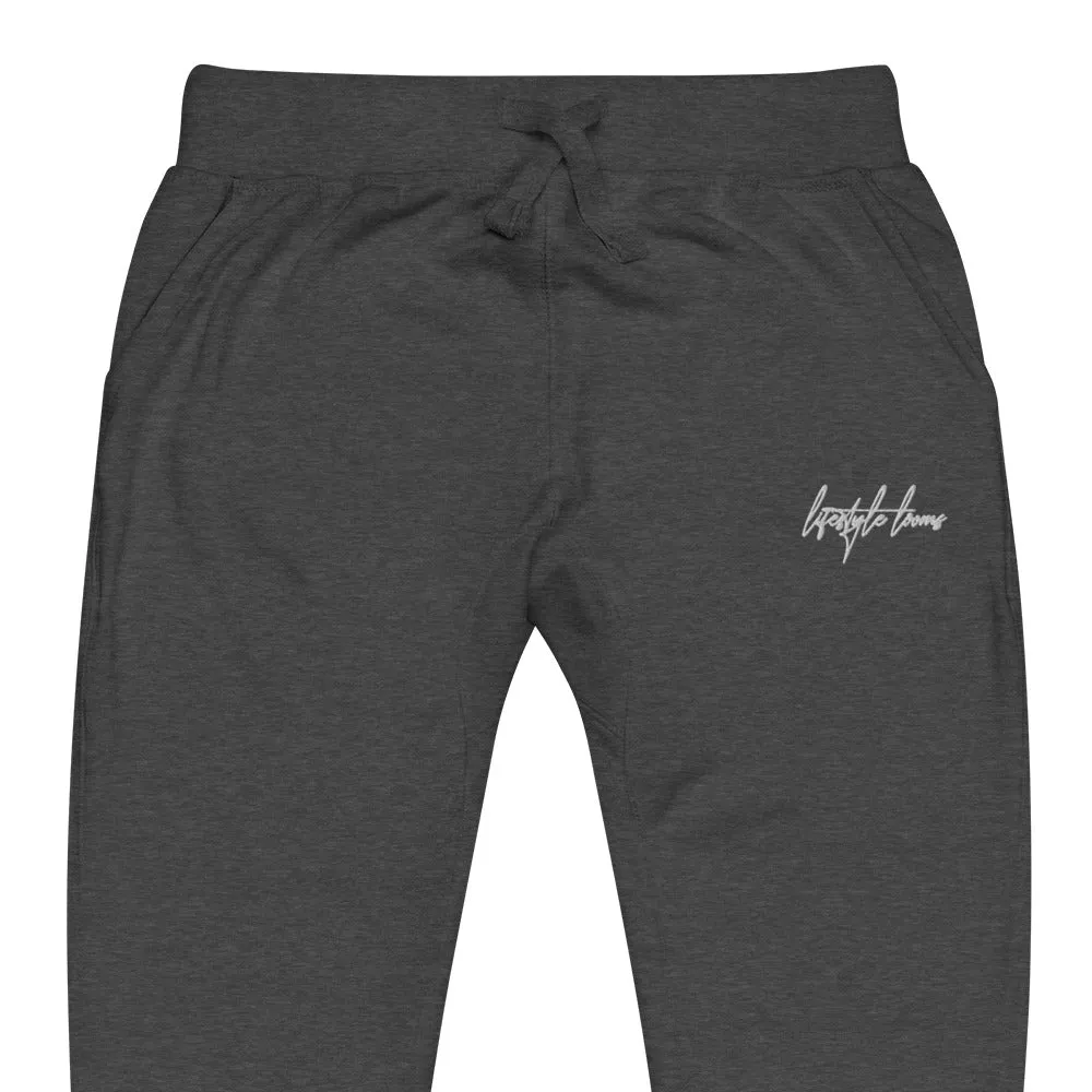 Lifestyle Looms Embroidered Unisex fleece sweatpants