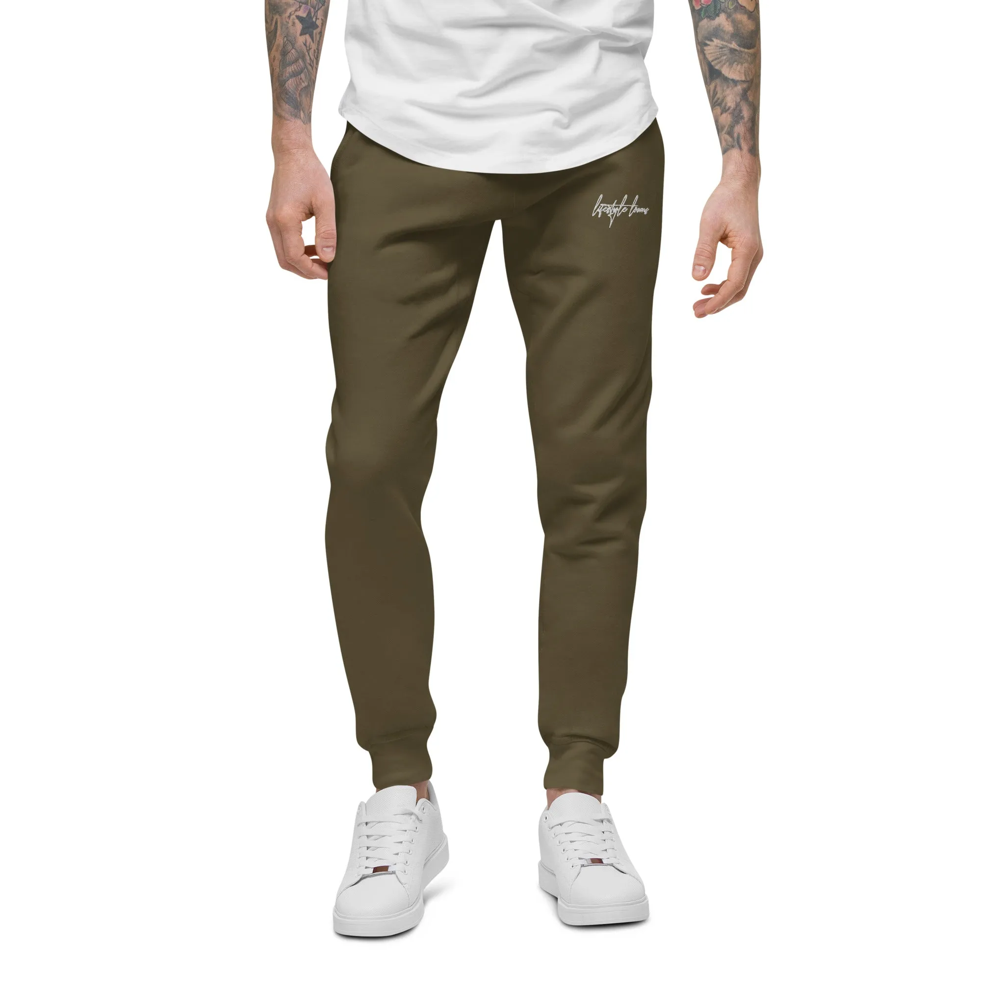 Lifestyle Looms Embroidered Unisex fleece sweatpants