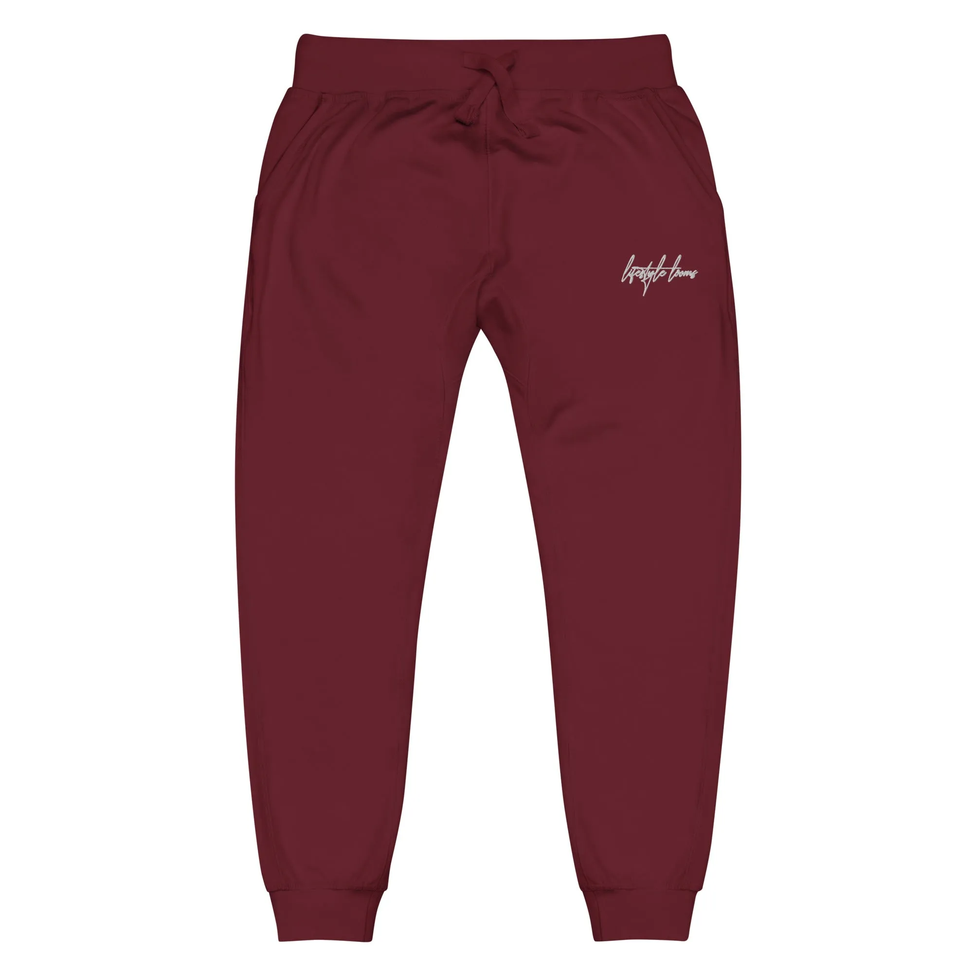 Lifestyle Looms Embroidered Unisex fleece sweatpants