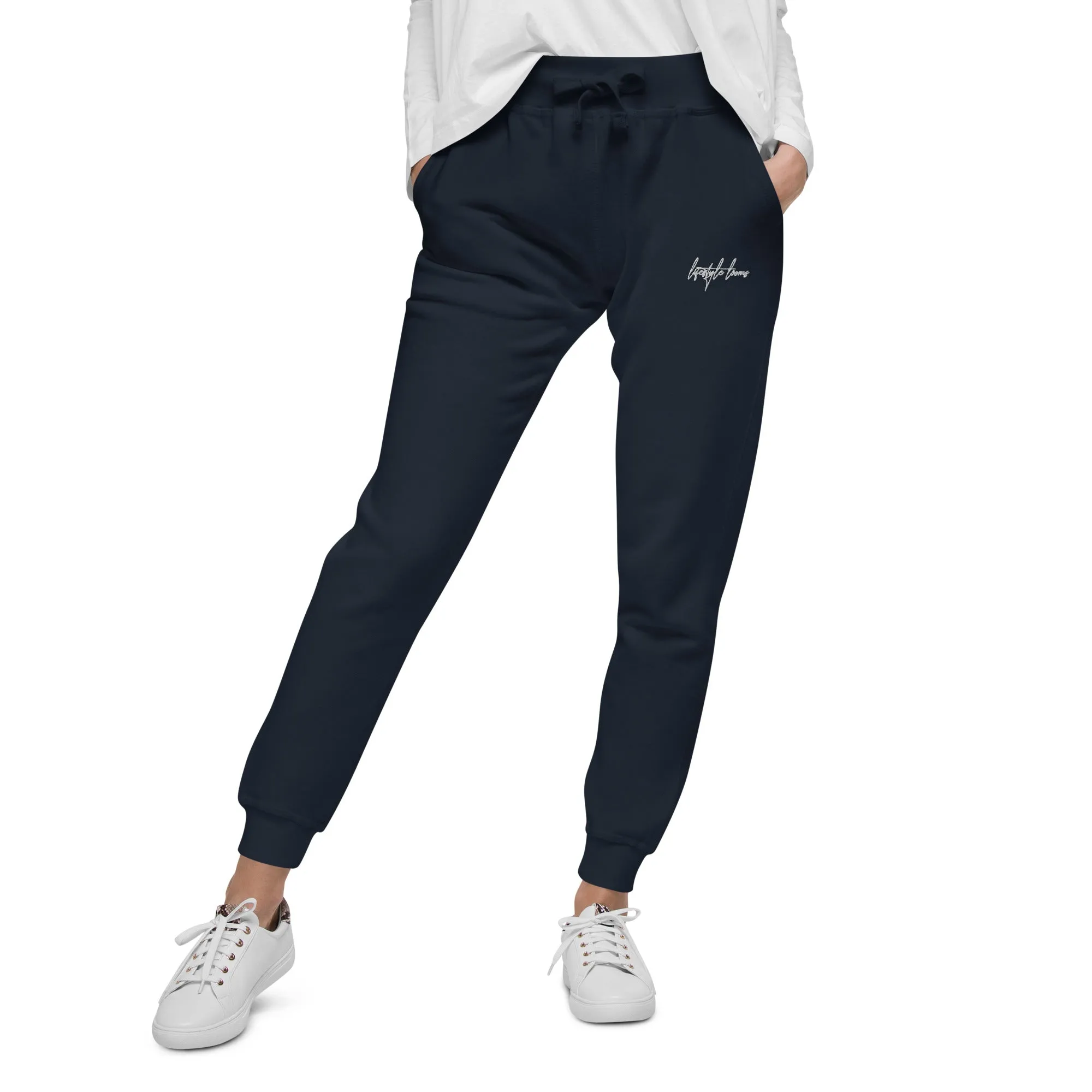 Lifestyle Looms Embroidered Unisex fleece sweatpants